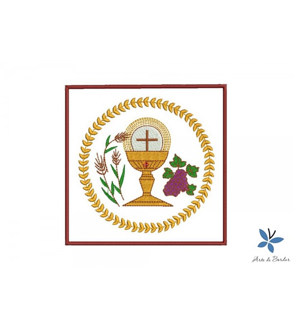 Matriz de Bordado Alfaia Eucaristia 001
