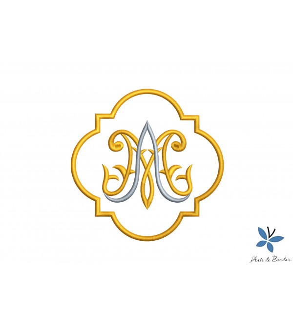 Matriz de Bordado Alfaia Ave Maria 011