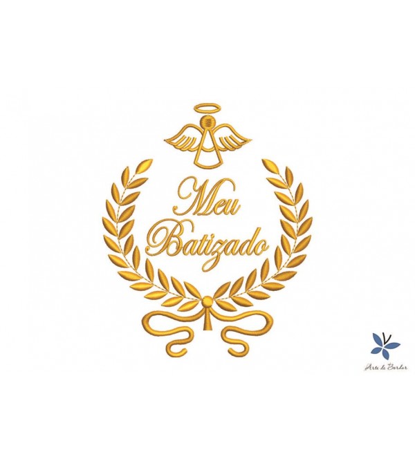 Matriz de Bordado Meu Batizado 018
