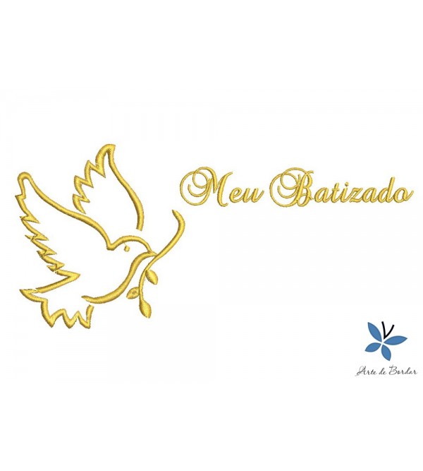 Matriz de Bordado Meu Batizado 004