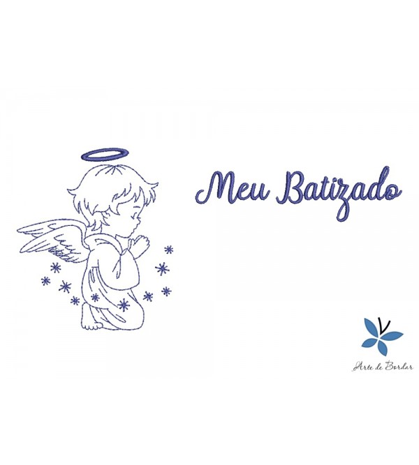 Matriz de Bordado Meu Batizado 013
