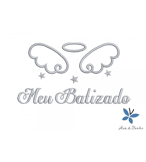 Matriz de Bordado Meu Batizado 014