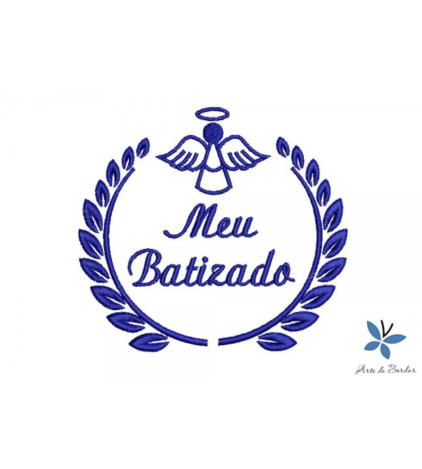 Matriz de Bordado Meu Batizado 009