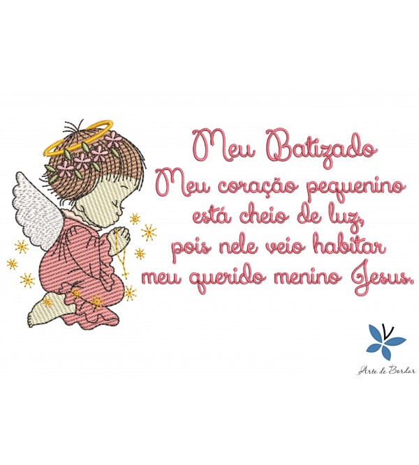 Matriz de Bordado Meu Batizado 021