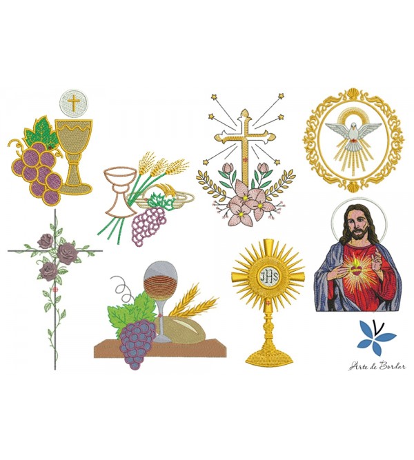 Matrizes de Bordado Coleção Religiosos 006