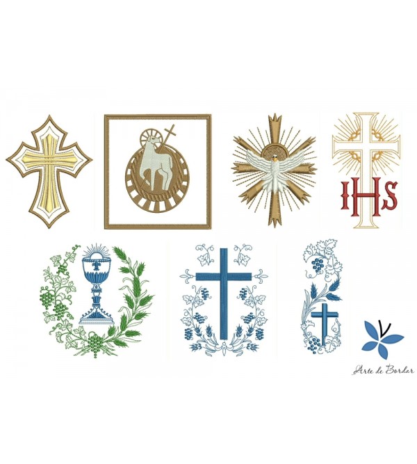 Matrizes de Bordado Coleção Religiosos 003
