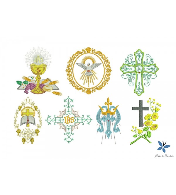Matrizes de Bordado Coleção Religiosos 005