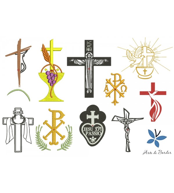 Matrizes de Bordado Coleção Religiosos 007