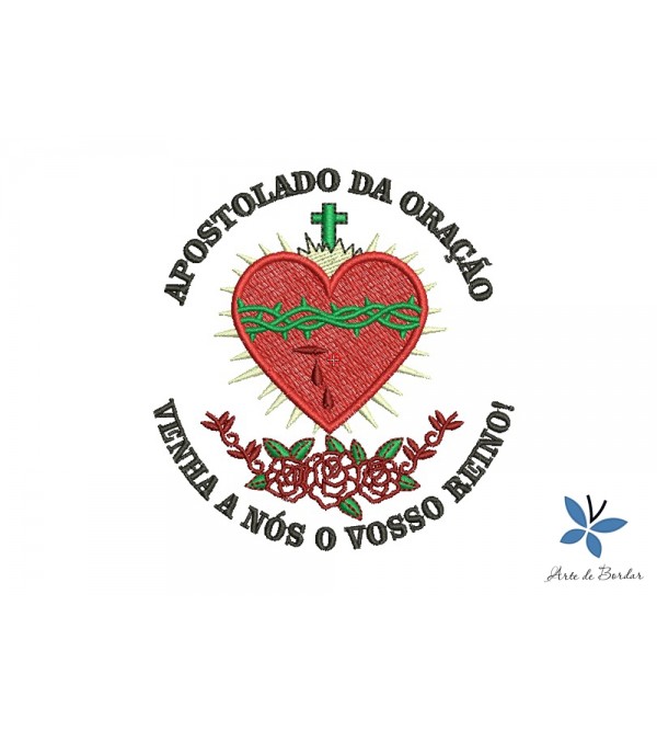 Matriz de Bordado Apostolado da Oração 004
