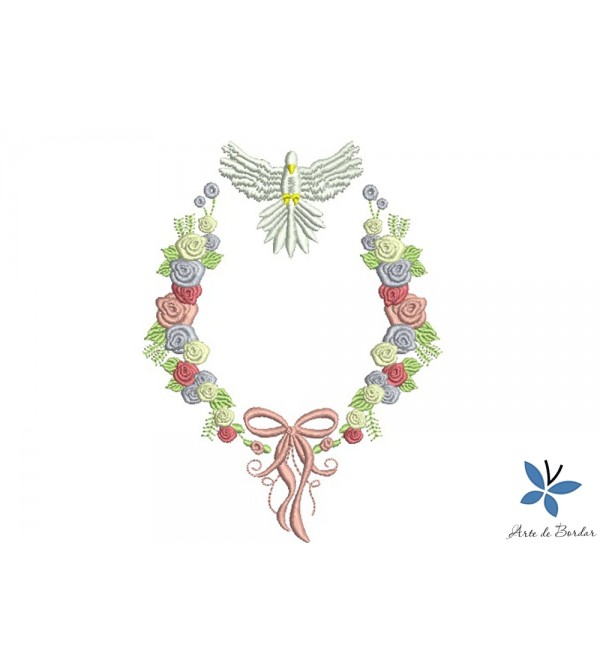 Matriz de Bordado Pomba 006