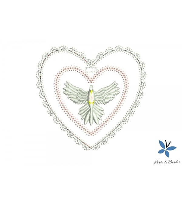 Matriz de Bordado Pomba 008