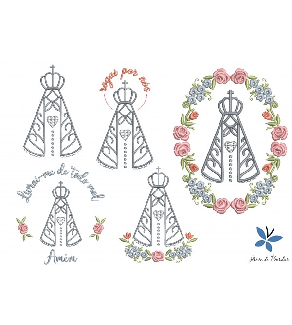 Matrizes de Bordado Nossa Senhora Aparecida 025