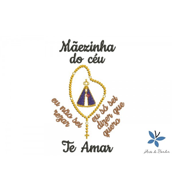 Matriz de Bordado Nossa Senhora Aparecida 017
