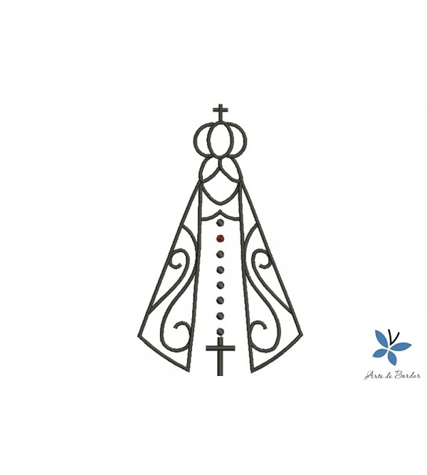 Matriz de Bordado Nossa Senhora Aparecida 018