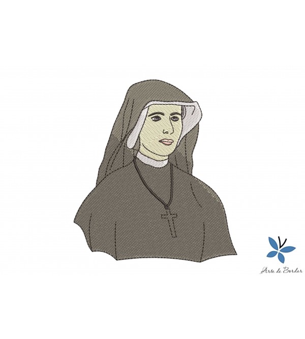 Matriz de Bordado Santa Faustina 001
