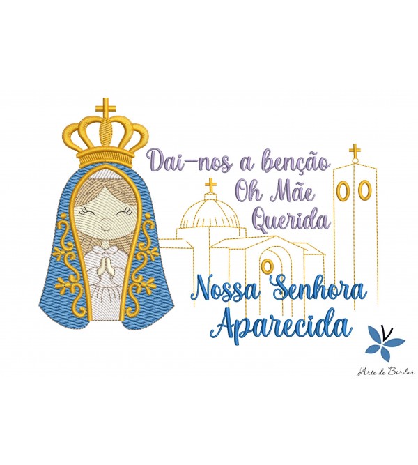 Matriz de Bordado Nossa Senhora Aparecida 035