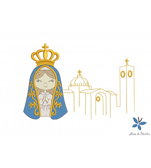 Matriz de Bordado Nossa Senhora Aparecida 034
