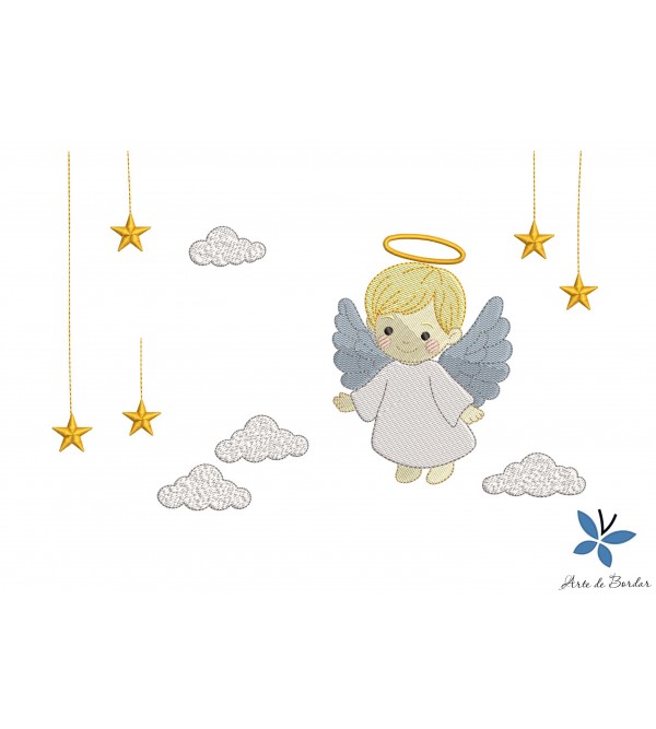 Matriz de Bordado Anjinho 007