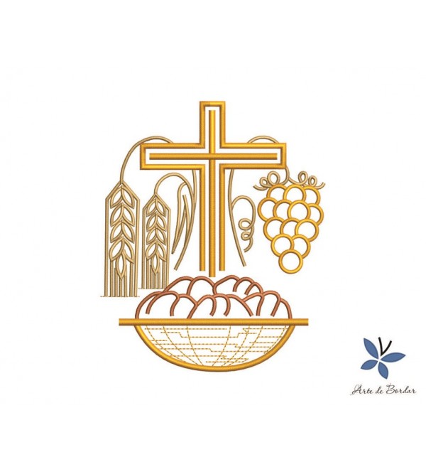Matriz de Bordado Cruz 023