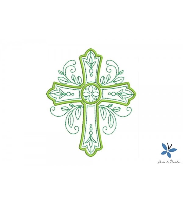 Matriz de Bordado Cruz 007