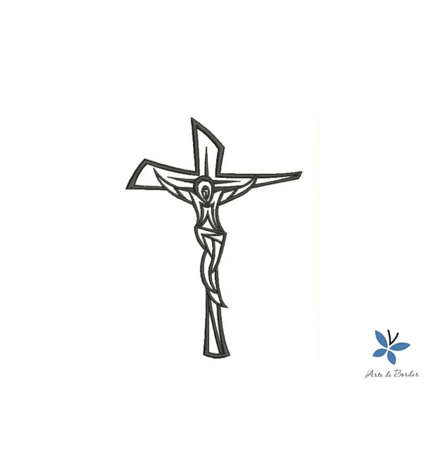 Matriz de Bordado Cruz 009