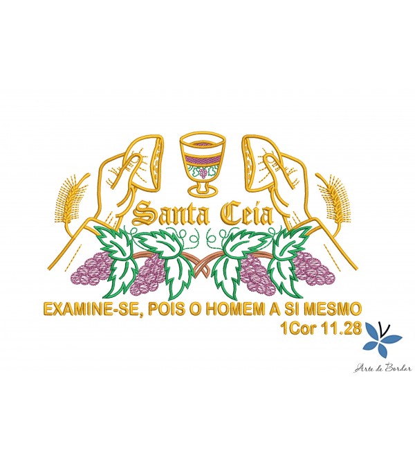 Matriz de Bordado Cálice 018
