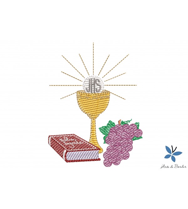 Matriz de Bordado Cálice 022