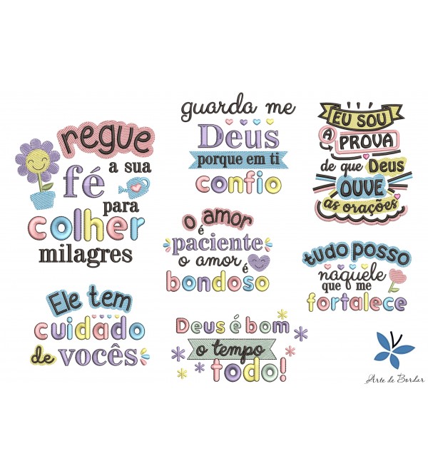 Matrizes de Bordado Coleção Religiosos 010