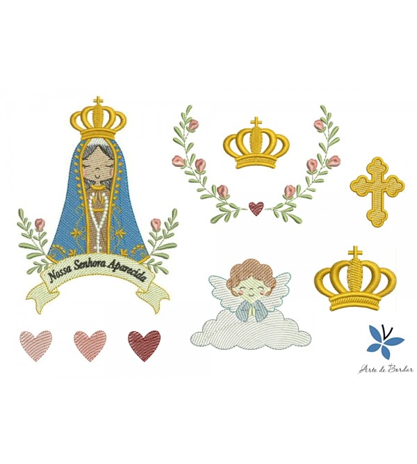 Matrizes de Bordado Nossa Senhora Aparecida 023