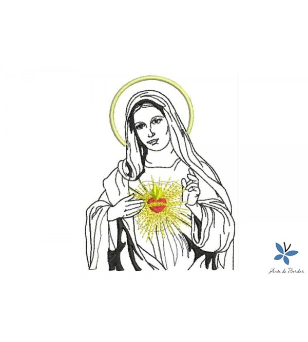 Matriz de Bordado Nossa Senhora 002