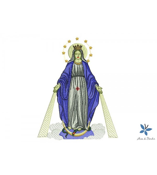 Matriz de Bordado Nossa Senhora da Imaculada Conce...
