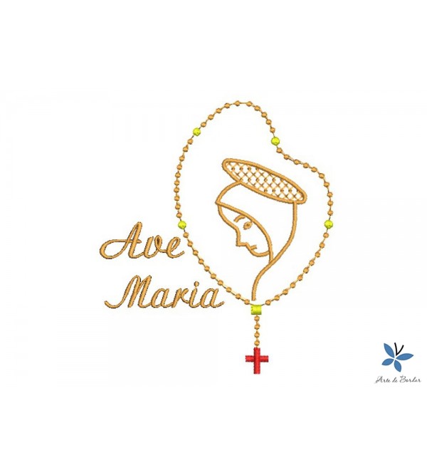 Matriz de Bordado Terço 005