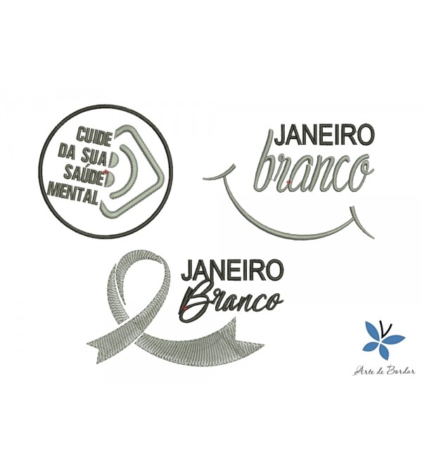 Matrizes de Bordado Janeiro Branco 004