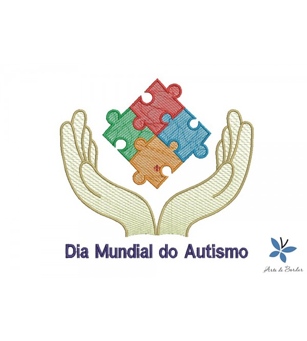 Matriz de Bordado Autismo 007