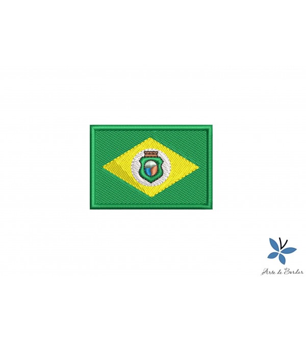 Matriz de Bordado Bandeira Ceará 001