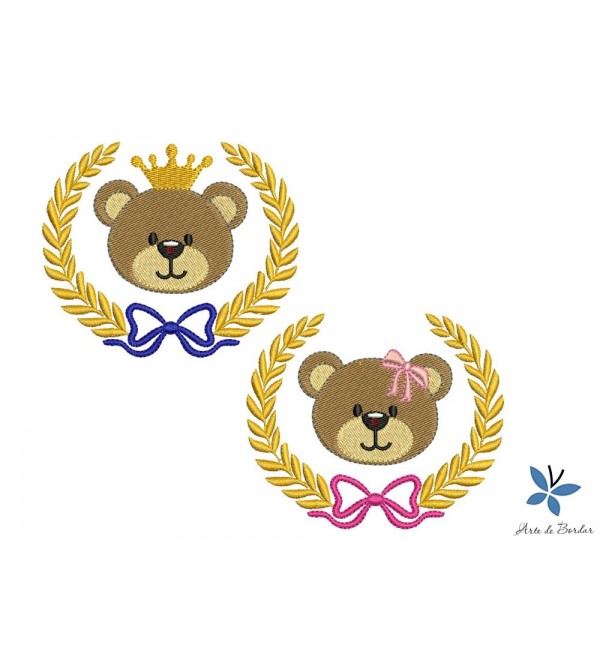 Matrizes de Bordado Coleção Ursinhos 034