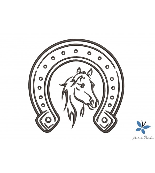 Matriz de Bordado Cavalo 027