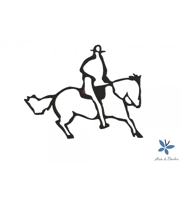 Matriz de Bordado Cavalo 008